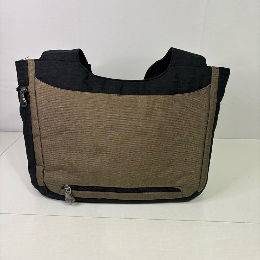 Ameribag Black and Brown Shoulder Bag Bin4 - Picture 2 of 6